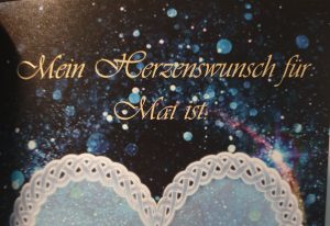 Bild aus dem Kalender mit der Schrift "Mein Herzenswunsch für Mai ist:"